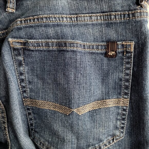 Buffalo David Bitton Jeans Mens 34/30 Blue Driven X Basic Straight Stretch - Picture 9 of 9